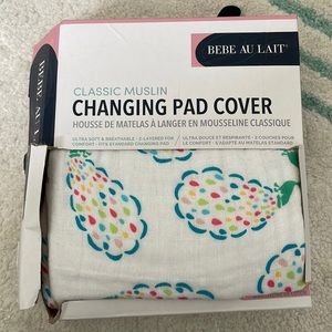 Bebe Au Lait muslin changing pad cover